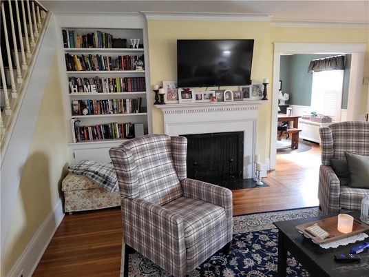 Fireplace, Interior, Living room, Wood Texture Flooring