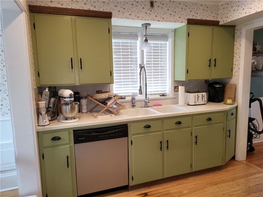 Interior, Kitchen, Wood Texture Flooring