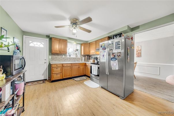 Interior, Kitchen, Wood Texture Flooring