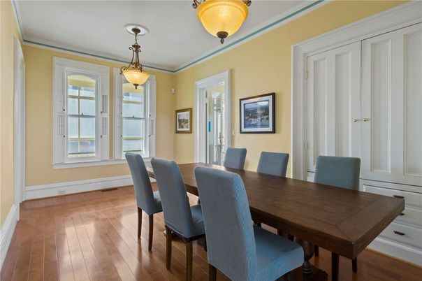 Dining room, Interior, Wood Texture Flooring