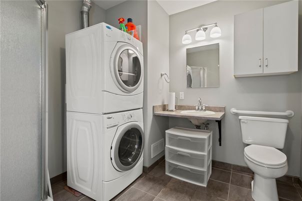 Bathroom, Interior, Utility Closets, Washer