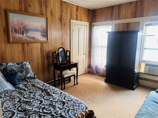 Bedroom, Interior, Wooden Walls