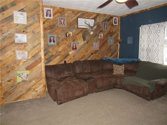 Interior, Living room, Wooden Walls