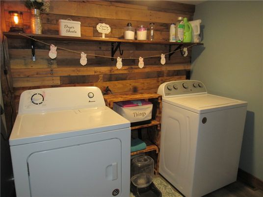 Interior, Utility Closets, Washer, Wooden Walls