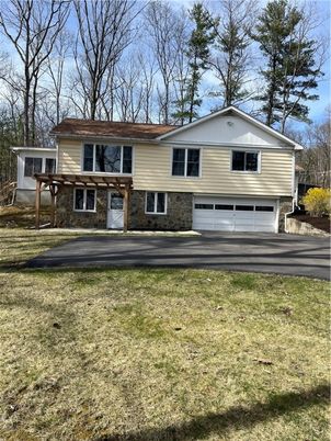 Attached, Exterior, Facade, Raised Ranch