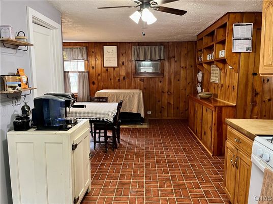 Dining room, Interior, Wooden Walls
