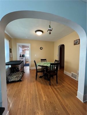Dining room, Interior, Wood Texture Flooring
