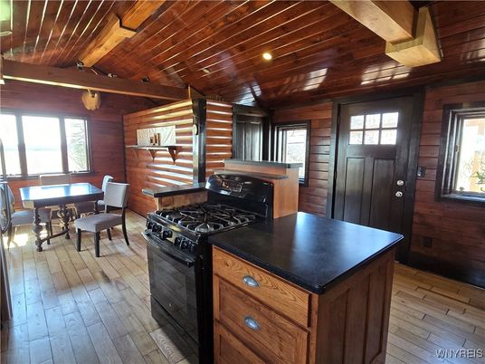 Dining room, Interior, Kitchen, Wooden Beams, Wooden Ceilings, Wood Texture Flooring, Wooden Walls