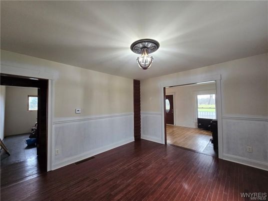 Empty room, Interior, Wood Texture Flooring