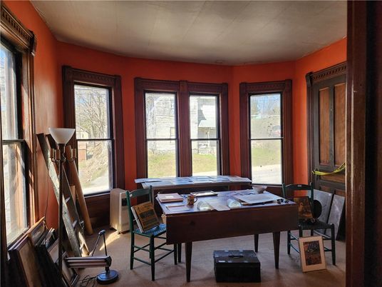 Home Office, Interior, Wood Texture Flooring