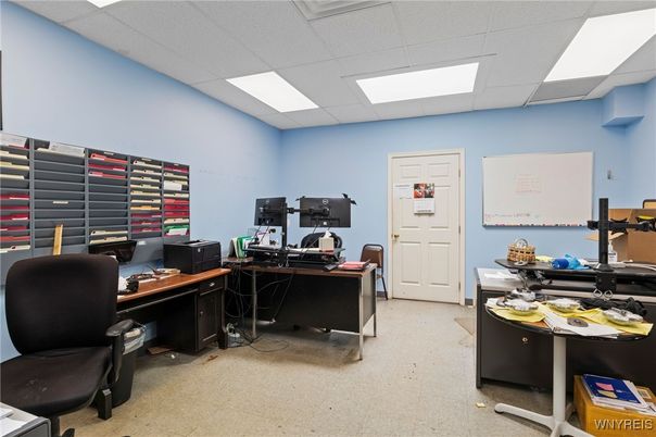 Home Office, Interior, Recessed Lighting