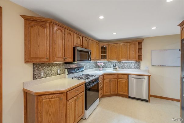 Interior, Kitchen, Recessed Lighting, Stainless Steel Appliances