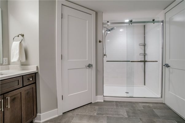 Bathroom, Glass Shower, Interior