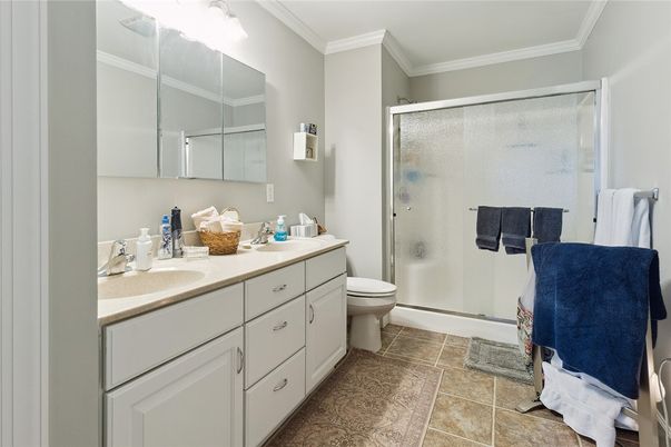 Bathroom, Glass Shower, Interior