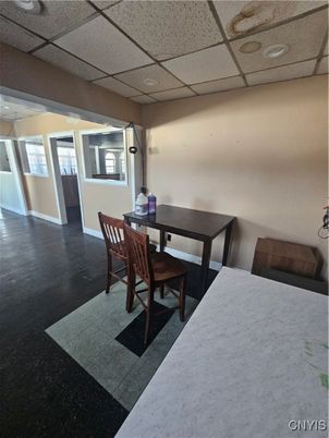 Dining room, Interior, Recessed Lighting