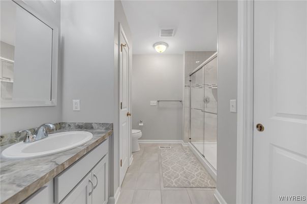 Bathroom, Glass Shower, Interior