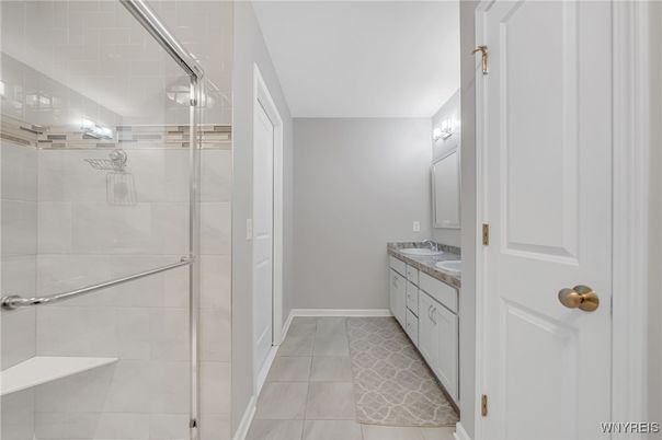 Bathroom, Glass Shower, Interior