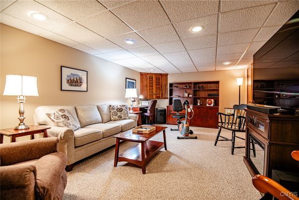 Home Office, Interior, Living room, Recessed Lighting