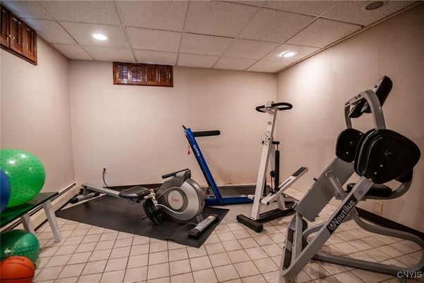 Fitness Equipment, Interior, Recessed Lighting