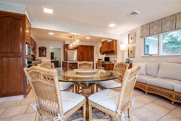 Dining room, Interior, Kitchen, Living room, Pendant Lights, Recessed Lighting
