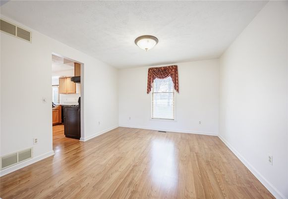 Empty room, Interior, Kitchen, Wood Texture Flooring