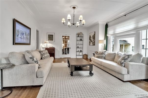 Chandelier, Interior, Living room, Wood Texture Flooring
