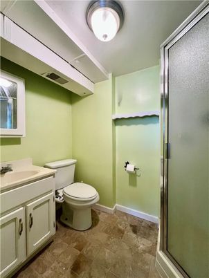 Bathroom, Glass Shower, Interior