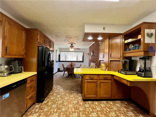 Dining room, Interior, Kitchen