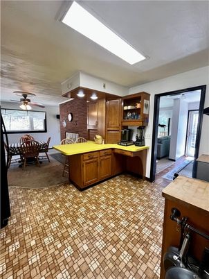 Dining room, Interior, Kitchen, Stone Walls