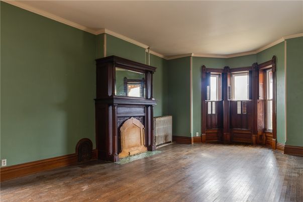 Fireplace, Interior, Wood Texture Flooring