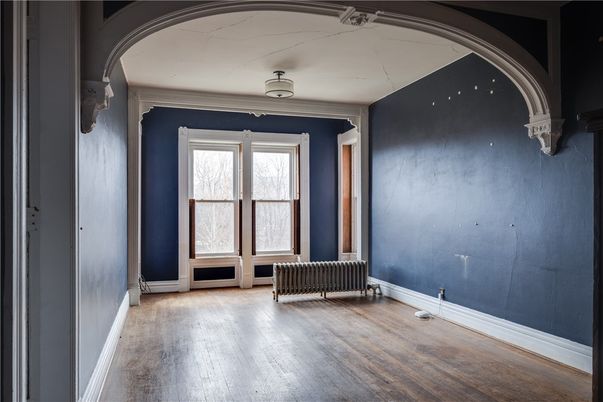 Empty room, Interior, Wood Texture Flooring