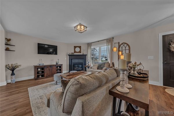 Fireplace, Interior, Living room, Wood Texture Flooring