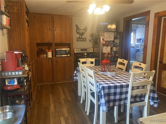 Dining room, Interior, Wood Texture Flooring