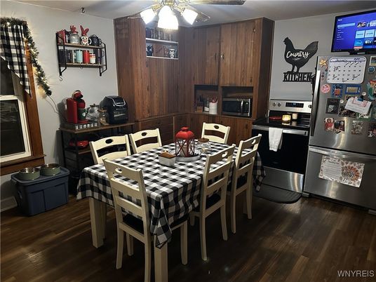 Dining room, Interior, Kitchen, Wood Texture Flooring