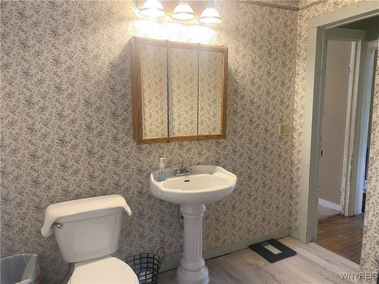 Bathroom, Interior, Wood Texture Flooring