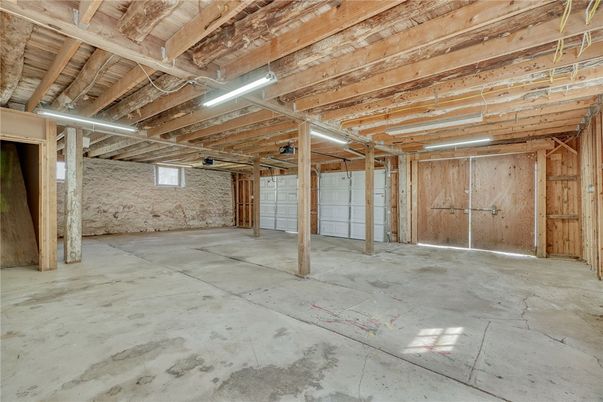 Interior, Stone Walls, Wooden Beams