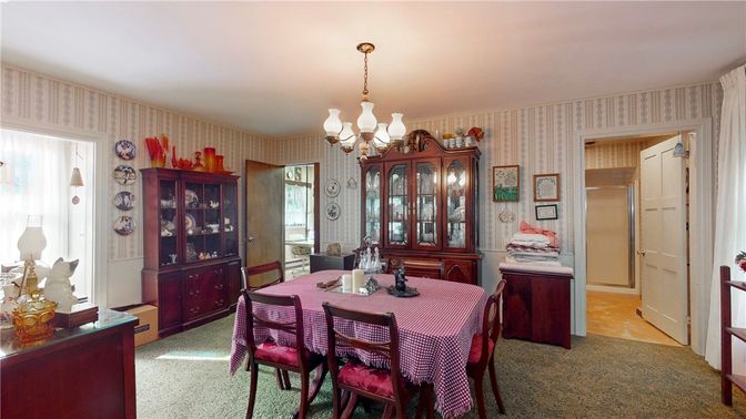 Chandelier, Dining room, Interior