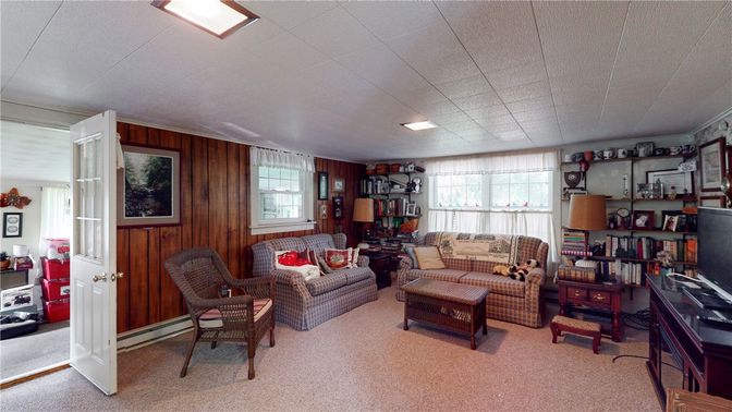 Interior, Living room, Recessed Lighting