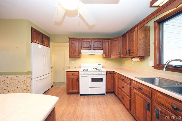 Interior, Kitchen, Wood Texture Flooring