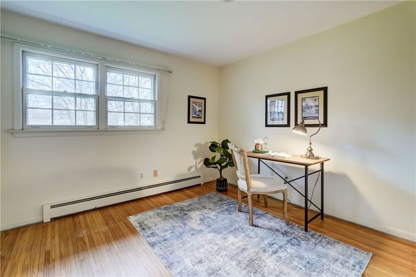 Home Office, Interior, Wood Texture Flooring