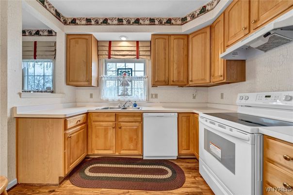Interior, Kitchen, Wood Texture Flooring