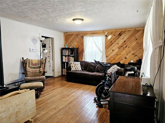 Home Office, Interior, Wood Texture Flooring, Wooden Walls