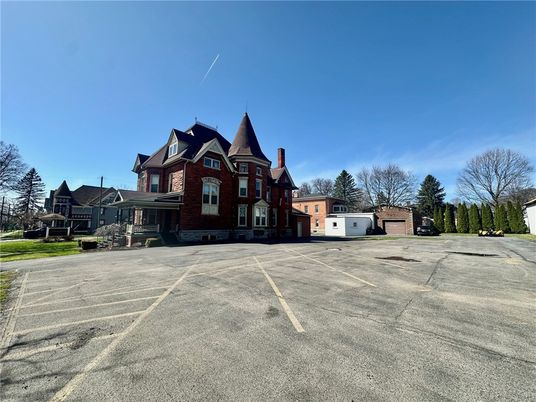 Detached Garage, Exterior, Facade, Brick Facade, Queen Anne Victorian