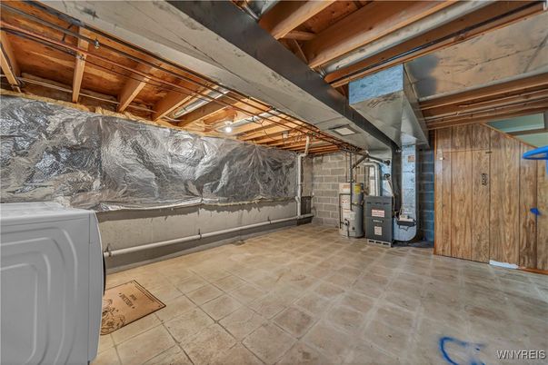 Interior, Stone Walls, Wooden Beams
