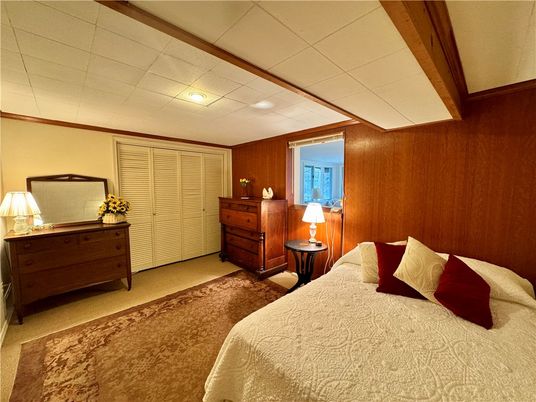 Bedroom, Interior, Recessed Lighting