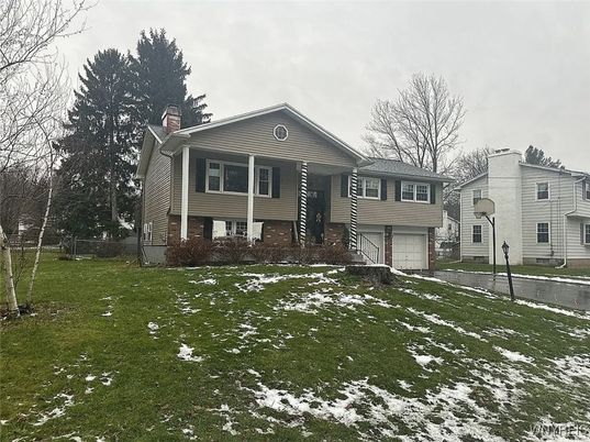 Attached, Backyard, Exterior, Facade, Raised Ranch