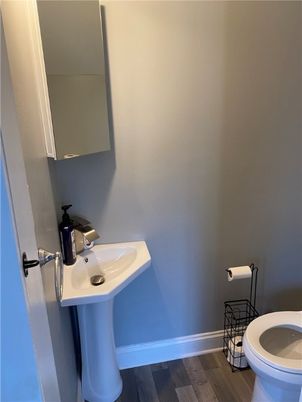 Bathroom, Interior, Wood Texture Flooring