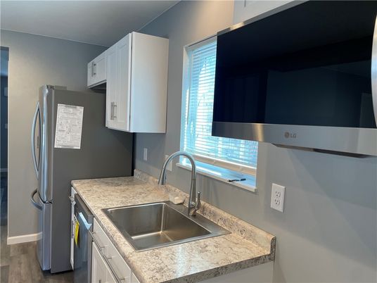 Interior, Kitchen, Wood Texture Flooring