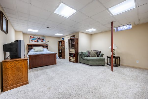 Bedroom, Interior, Recessed Lighting