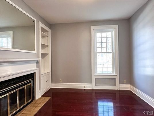Empty room, Fireplace, Interior, Wood Texture Flooring